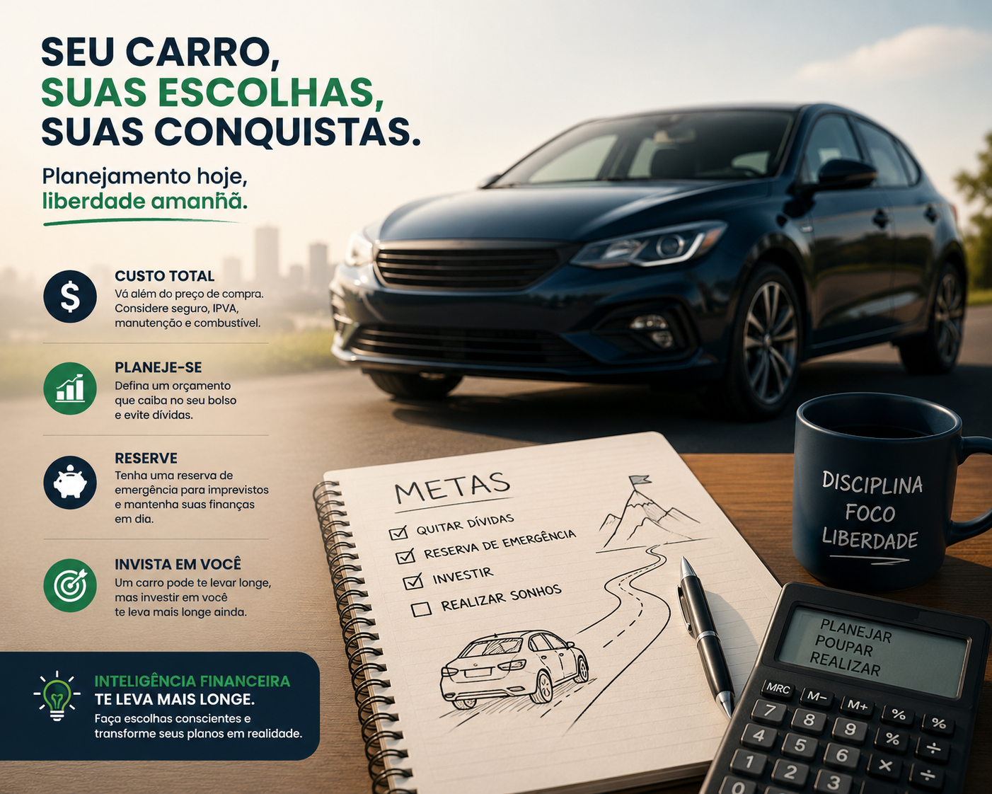 Carros Inteligentes: Como Comprar um Veículo Sem Destruir Suas Finanças e Ainda Transformar Isso em Investimento